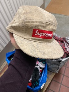 supreme suede camp cap