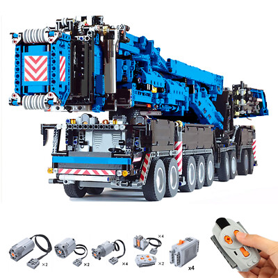 MOC-20920 Motorized Full RC LTM 11200 Mobile Crane Building Set