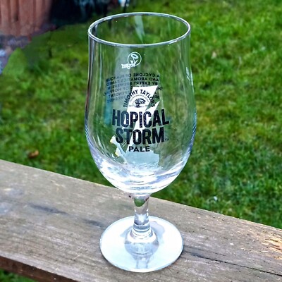Selten Timothy Taylor's Hopical Storm Pale Ale Pint Sockel Kelch Glas UKCA 