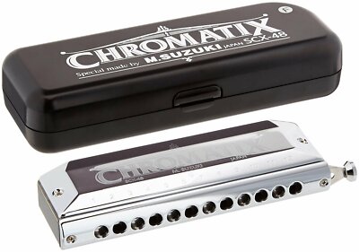 Suzuki SCX-48-G Deluxe Chromatix 12-Hole Harmonica, Key of G | eBay