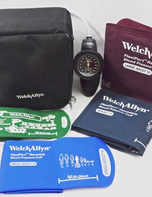 #ad Welch Allyn DS58 MC Sphygmomanometer Aneroid Durashock Hand Multi Cuff Gauge $199.00