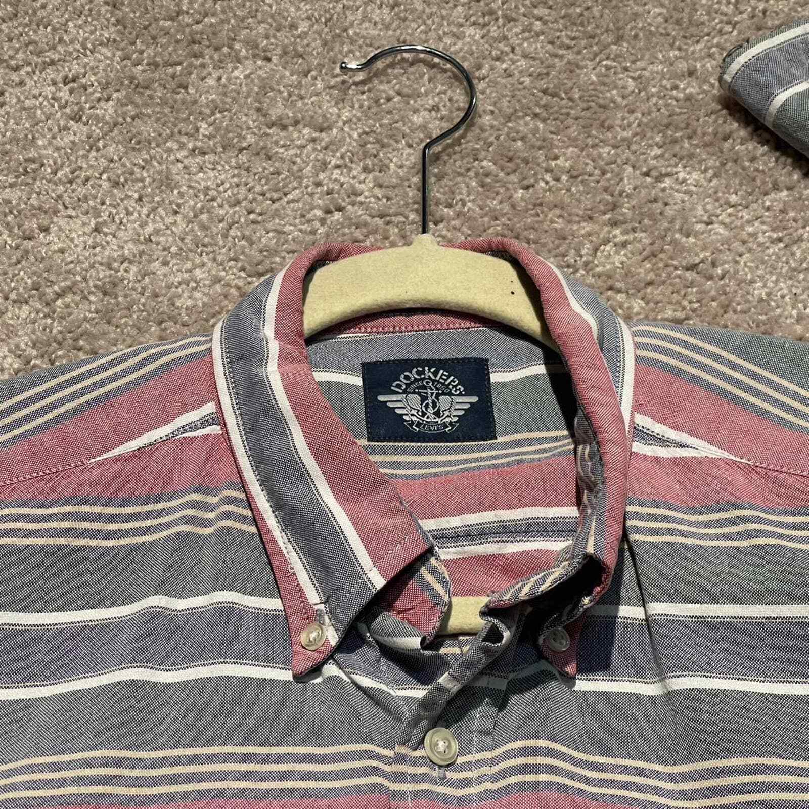 Dockers Striped Button Down - image 3