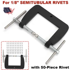 Vent Window Riveter Restoration Tool with Fix Dies For 1/8" SEMITUBULAR RIVETS