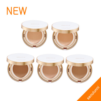 NEW ATOMY Adelica The New Gold Collagen Ampoule Cushion Korean K-beauty Makeup