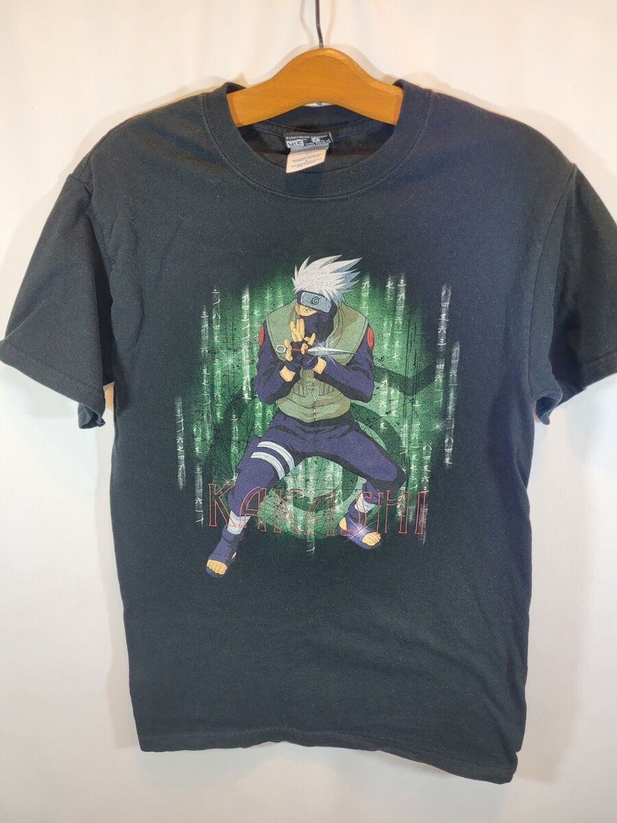 Vintage 2002 Naruto Kakashi Matrix Shonen Jump Black Anime T Vintage 2002 Naruto Kakashi Matrix Shonen Jump Black Anime T