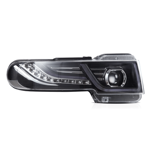 Faros LED proyectores halo luces delanteras con rejilla para Toyota FJ Cruiser 07-14 - Imagen 3 de 10