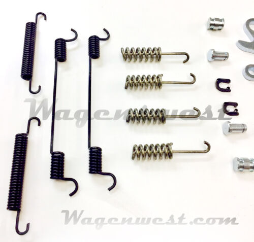 PORSCHE 944 968 924S REAR EMERGENCY PARKING HAND BRAKE HARDWARE SPRINGS, NEW ! - Picture 3 of 3