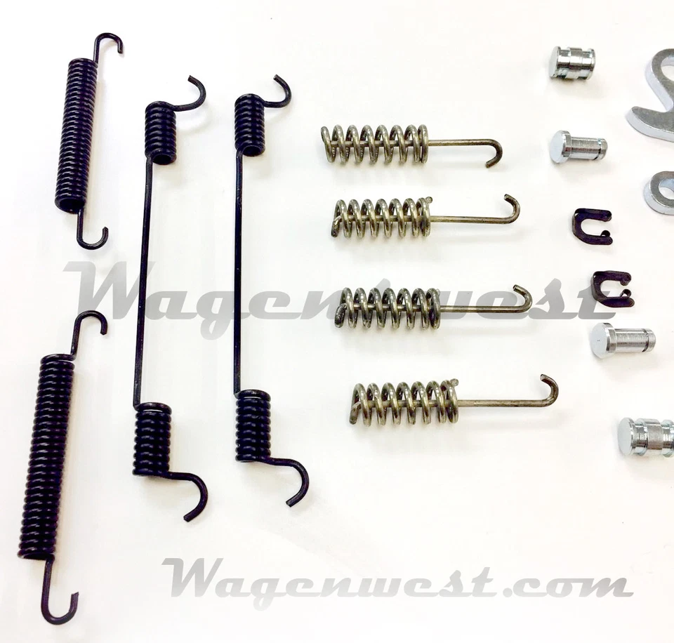 PORSCHE 944 924s 928 TRASERO EMERGENCIA ESTACIONAMIENTO FRENO DE MANO HERRAJES RESORTES, ¡NUEVO! Foto 3 de 3