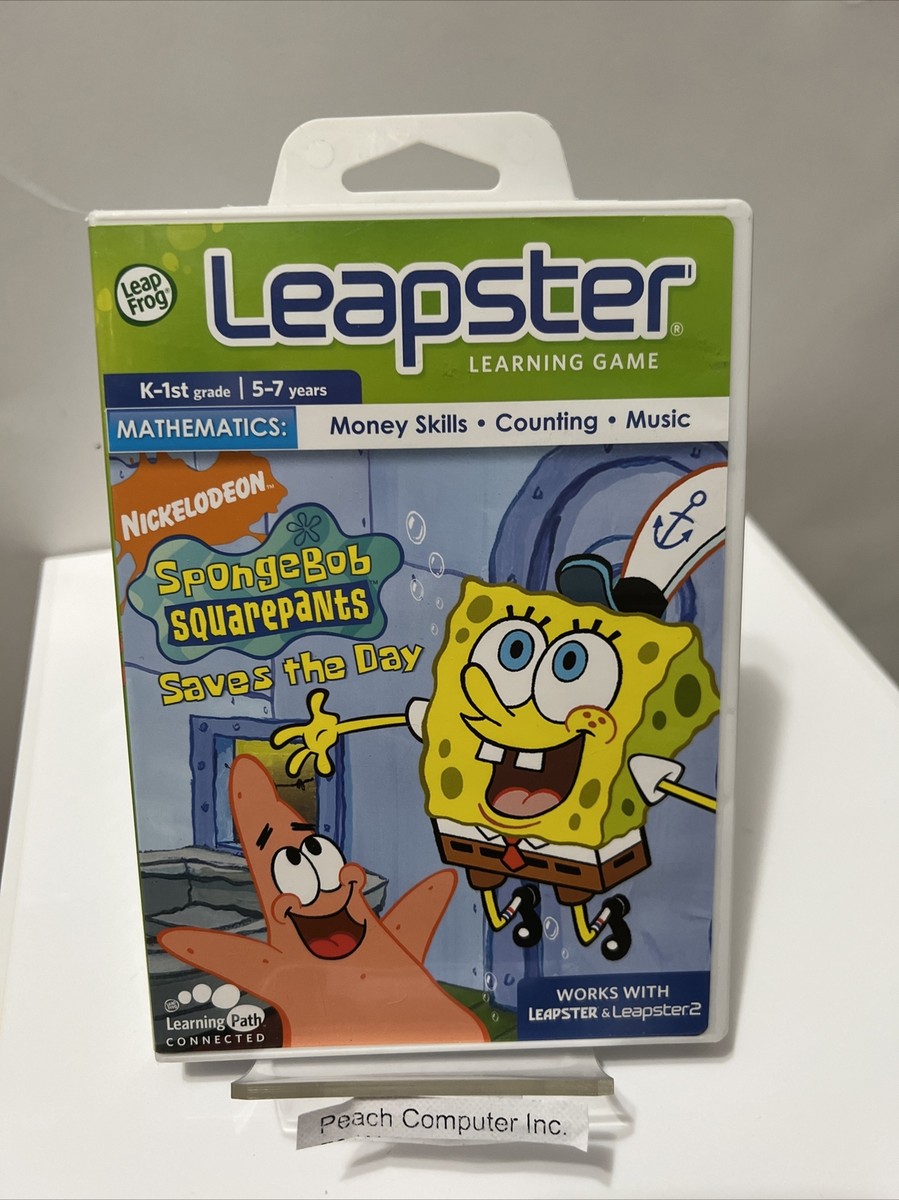 Leapster 1 & 2 SPONGEBOB SQUAREPANTS Mathematics Learning Game