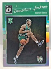 Demetrius Jackson 2016-17 Donruss Optic SILVER Prizm Holo Refractor RC #185 SP