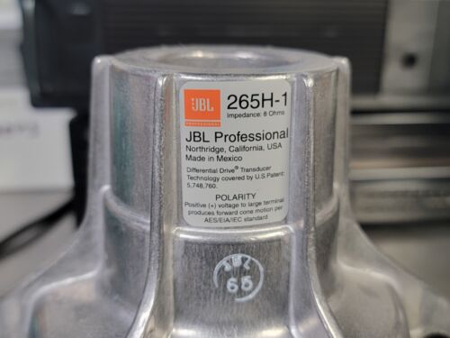 1 JBL Professional 265H-1, 265H 15" Subwoofer LF Loudspeakers XLNT! MRX515 525 - Picture 3 of 3