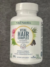 VITAL NUTRITIVE Vital Hair Complex - Hair Growth Vitamins for Men and Women -...