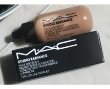 MAC STUDIO RADIANCE FACE AND BODY RADIANT SHEER FOUNDATION MAKEUP 1.7 OZ F/S NIB