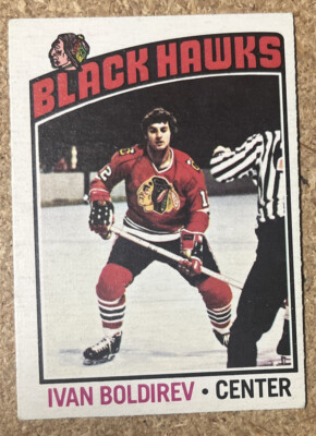 1976-77 O-Pee-Chee OPC Ivan Boldirev #251 Chicago Blackhawks