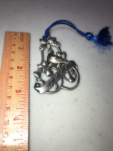 Avon Partridge in a Pear Tree Pewter Ornament 2001 Avon - Picture 2 of 4