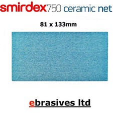 Smirdex 750 Ceramic Net 81 x 133mm sanding sheets