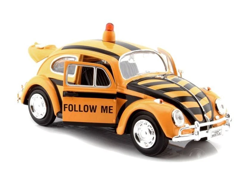 MOTOR MAX - VOLKSWAGEN Maggiolino 1966 Follow Me Giallo - 1/24 - MMX79590 - Immagine 2 di 3