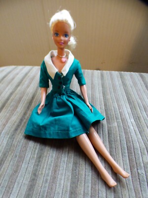 1966 Vintage Barbie Doll Wearing A Green Dress | eBay UK 1966 Vintage Barbie Doll Wearing A Green Dress | eBay UK