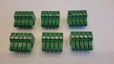 Set of 6 / 5 pin - 3.5mm / Pluggable Connector - Terminal Block - Phoenix Plug