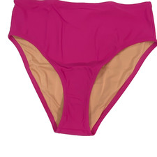 J. Crew Hallie Bikini Bottom NWT Radiant Fuchsia Pink Womens Size Medium