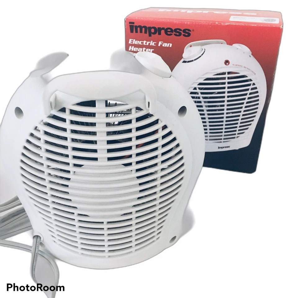 Ventilador Calentador Eléctrico Impress Blanco Incluye Caja Original Probado Funciona Foto 3 de 4