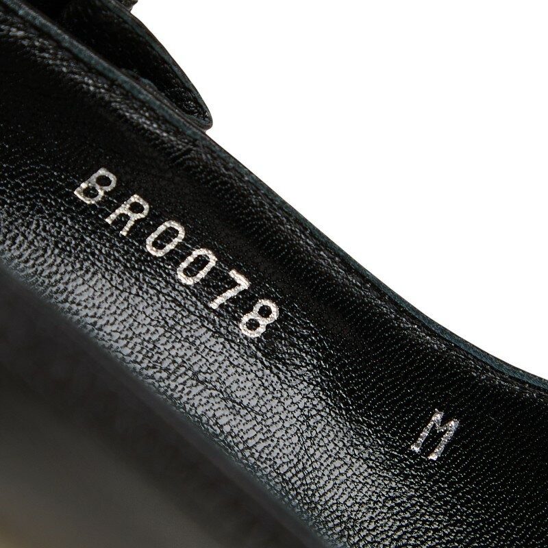 Louis Vuitton Shoes Pumps Heel EU 36.0 US 6.0 Leather Black Authentic thumbnail 7