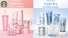 Starbucks Japan SAKURA 2026 1st & 2nd Cherry Blossom Tumbler Bottle Mug Goods