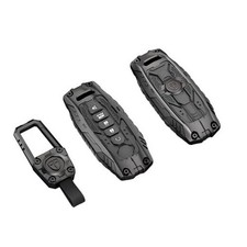 Heavy Metal Key Fob Cover Case Protector Suitable for For Nissan B Black