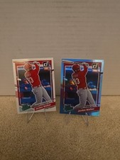 2022 Donruss Panini Jordan Walker Rated Rookie 🔥 🔥 🔥  Blue Holo And Base