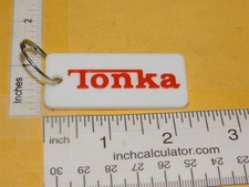 Tonka Custom 3D Printed Plastic Keychain/Zipper Pull Logo Item TKP-201R