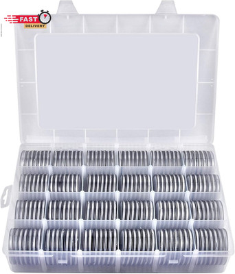 FULLCASE Coin Holders for Collectors 168Pcs Coin Capsules with 6-Size Foam Gaske