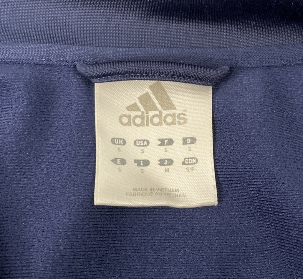 Adidas Track Full Zip Polyester Jacket Small - image 5