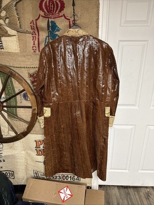 VINTAGE Python Trench Coat | eBay