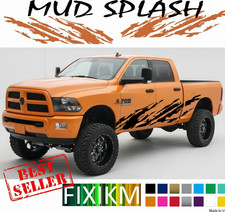 2x Mud Splash Vinyl Decals Off-road Truck Suv Car Graphics Stickers 90x23 2x Mud Splash Vinyl Decals Off-road Truck Suv Car Graphics Stickers 90x23