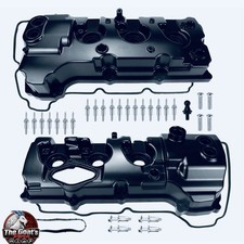 Aluminum Valve Covers Pair Fits Ford F150 3.5L EcoBoost 2013-16 Gaskets