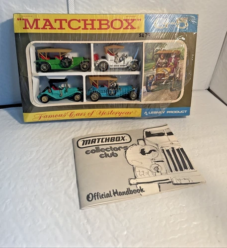 MATCHBOX MODELS OF YESTERYEAR G-5 FAMOUS CARS OF YESTERYEAR GIFT SET 1969 LESNEY