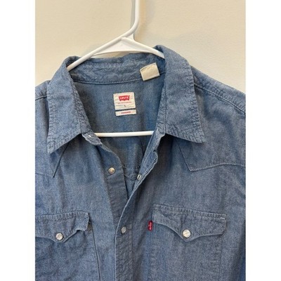 Large Levi's denim western shirt