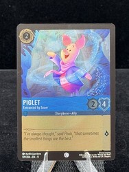 Disney Lorcana Winterspell Piglet - Entranced by Snow #139 Cold Foil