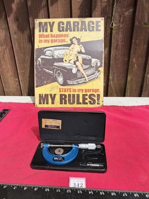 Vintage Moore & Wright No 940 Mikrometer 0-2'' in Top Zustand.
