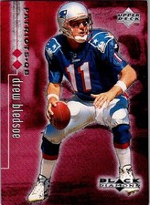 1998 Upper Deck Black Diamond Rookie Edition Double /3000 Drew Bledsoe #49 12a