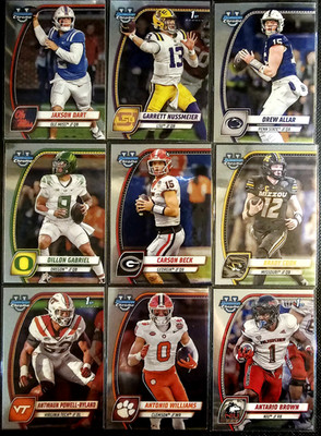2024 Bowman Chrome University Football #1-200 You Pick Singles! Buy 3 Get 1 Free