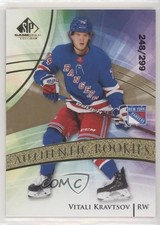 2020 SP Game Used Authentic Rookies Golden Burst /299 Vitali Kravtsov #136 0gn4