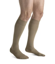 Jobst Formen Compression Socks 20-30 Mmhg Knee High, Closed Toe, Khaki, Large