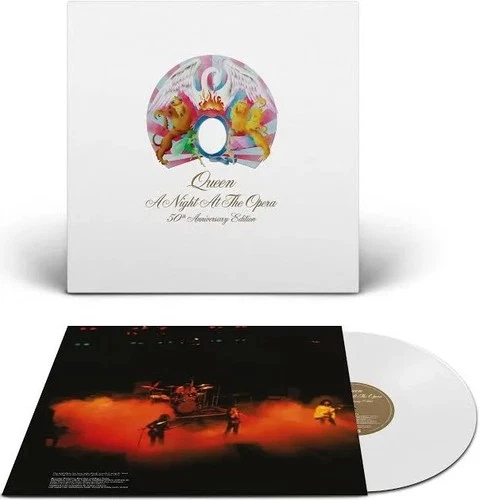 Queen  A Night at the Opera 50th Anniversary Crystal Clear Vinyl Record Sealed