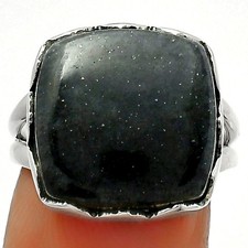 Natural Purple Aventurine 925 Sterling Silver Ring s.7 Jewelry R-1338