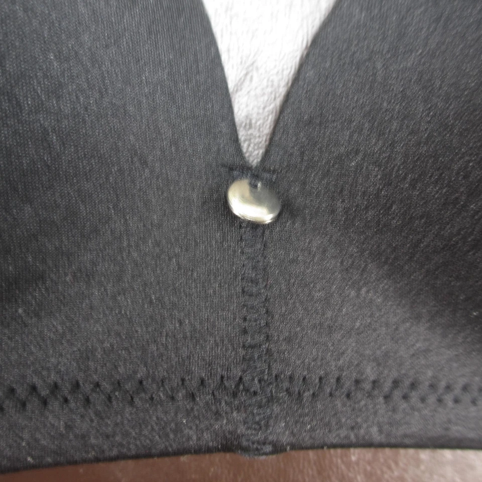 Warner's Bra Mujer 36A Negro Rosa Estilo 01091 Acolchado Inalámbrico Camiseta Foto 3 de 4