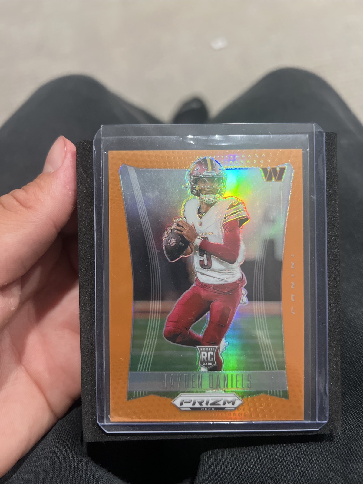2024 Prizm Deca Jayden Daniels RC Orange /49 Commanders Rookie