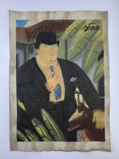 Fernando Botero COA Art Painting Original Drawing Vintage Paper Signed