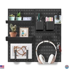 Wall Organizer Peg Board - Elevate And Declutter Your Gaming And Office - Create