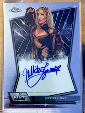 2026 WWE Topps Chrome Nikita Lyons On Card Auto